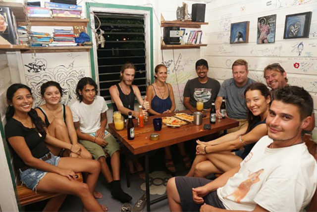 common area people the old house hostel belize