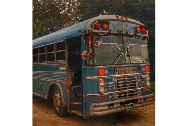 old bus san ignacio belize